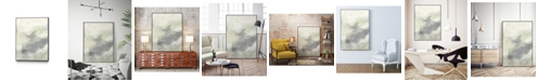 Giant Art 40" x 30" Cloud Impressions II Art Block Framed Canvas